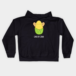 Ears Of Corn Cute Corn Pun Kids Hoodie